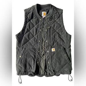 Carhartt Women’s Rugged Flex Relaxed Fit Black Vest Size Small